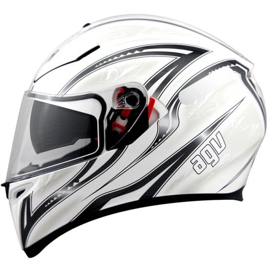 CAPACETE AGV K3 SV FLORENCE BRANCO/CINZA
